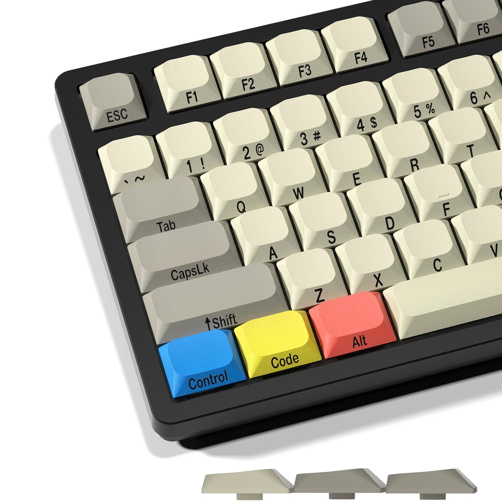 Low-Profile Ultra-Thin Keycaps Retro Gray Side Engraved Pbt Sublimation Nuphy Flow Cloud Keychron Keyboard Keycap Cap